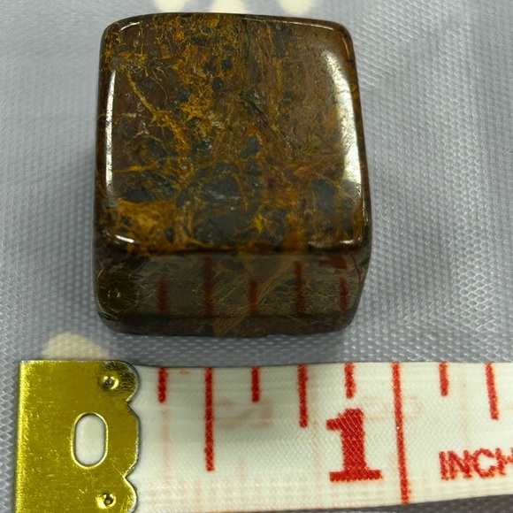 (1 piece) Pietersite Square Crystal Tumbles - Picture 4 of 6